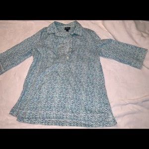 Westbound (Dillards) Multicolor dot print tunic